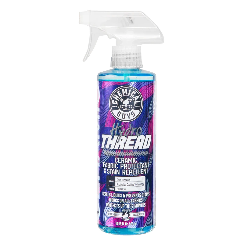 Chemical Guys Hydro Thread Ceramic Fabric Protectant & Stain Repellant (16OZ) 1 Chemical Guys Hydro Thread Ceramic Fabric Protectant & Stain Repellant (16OZ)