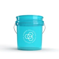 Carbon Collective Detailing Wheel Bucket - Clear Teal (13L)