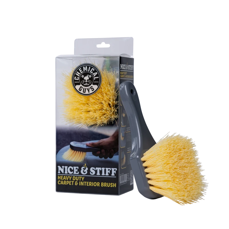 Chemical Guys Nice & Stiff Heavy Duty Carpet & Interior Brush 1 Chemical Guys Nice & Stiff Heavy Duty Carpet & Interior Brush