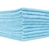 Plush Microfibre Towels Blue - Edgeless