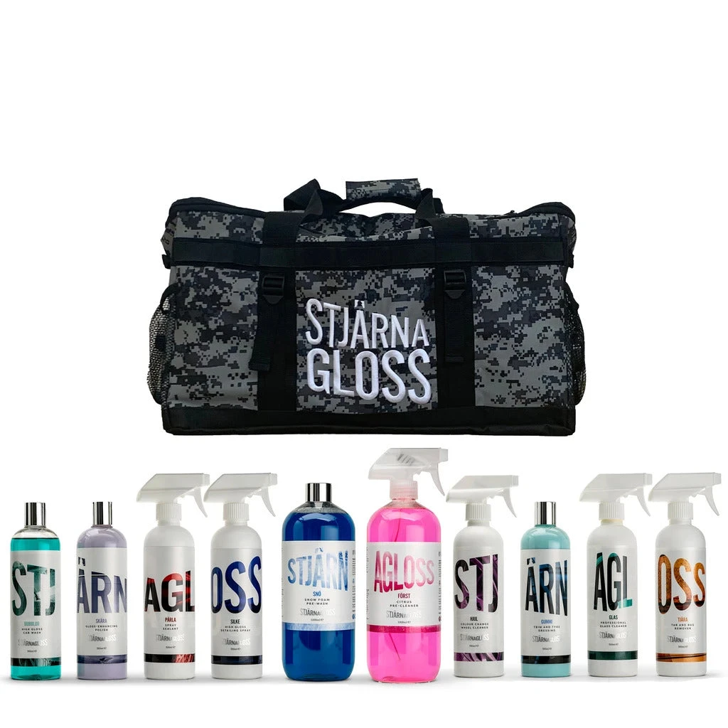 Stjarnagloss The Ultimate Detailing Kit (Kappsäck, Core 4, More 4, Först & Snö) 1 Stjarnagloss The Ultimate Detailing Kit (Kappsäck, Core 4, More 4, Först & Snö)