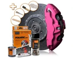 Foliatec Brake Caliper Paint Kit (Various Colours) -Interior Clean Shop FOLIATEC 2169 Bremssattel Lack Set candy pink metallic 01DoFJ9kaU9dW6a
