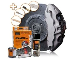 Foliatec Brake Caliper Paint Kit (Various Colours) -Interior Clean Shop FOLIATEC 2172 Bremssattel Lack Set stratos silver metallic 01Yj3dAQyPN8yHo