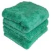 Chemical Guys - Happy Ending Edgeless Microfiber Towel Green 16"x16" (3 Pack)