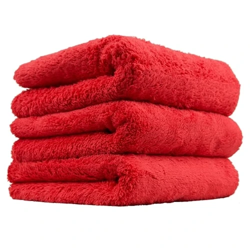 Chemical Guys - Happy Ending Edgeless Microfiber Towel Red 16"x16" (3 Pack) 1 Chemical Guys - Happy Ending Edgeless Microfiber Towel Red 16"x16" (3 Pack)