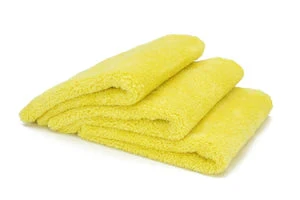MCC Plush 350gsm Korean Microfibre Edgeless Car Detailing Cloth (Yellow) - 16'x16' 1 MCC Plush 350gsm Korean Microfibre Edgeless Car Detailing Cloth (Yellow) - 16'x16'