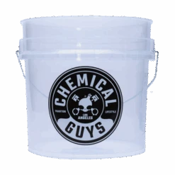 Chemical Guys Heavy Duty Detailing Bucket With Logo 4.5 Gal - Clear