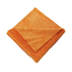 Plush Microfibre Towels Orange - Edgeless